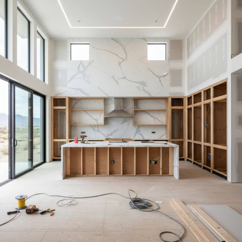 Western Construction & Restoration - New Construction Kitchen